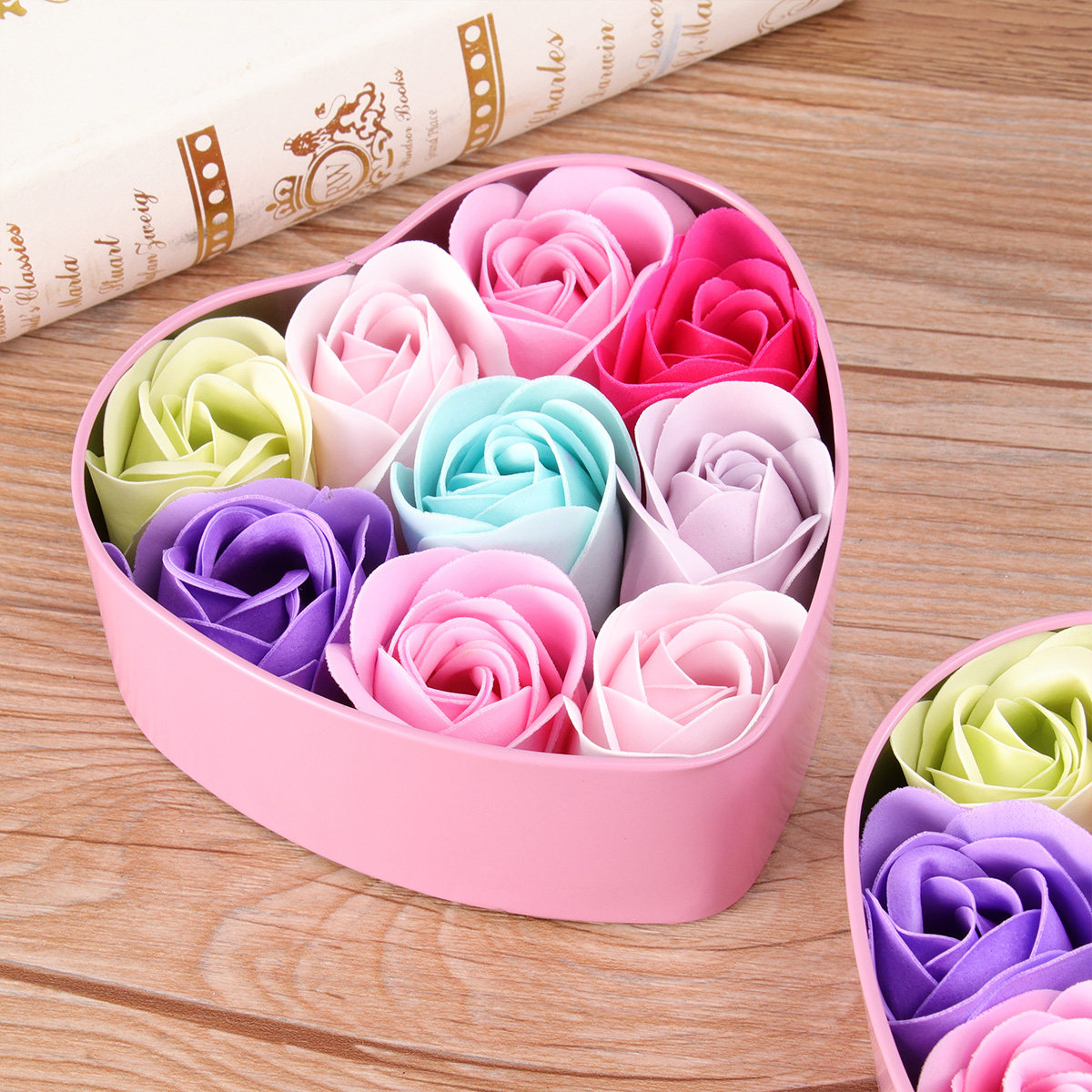 Rose Soap Flower Soap Set in E - đánh giá và giá Luxury Skincare Gift Box