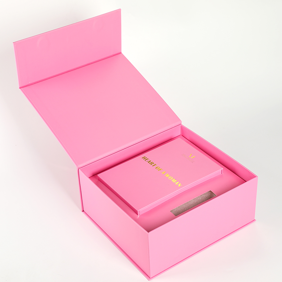 Custom Luxury Pink With Paper  - đánh giá và giá Luxury Skincare Gift Box