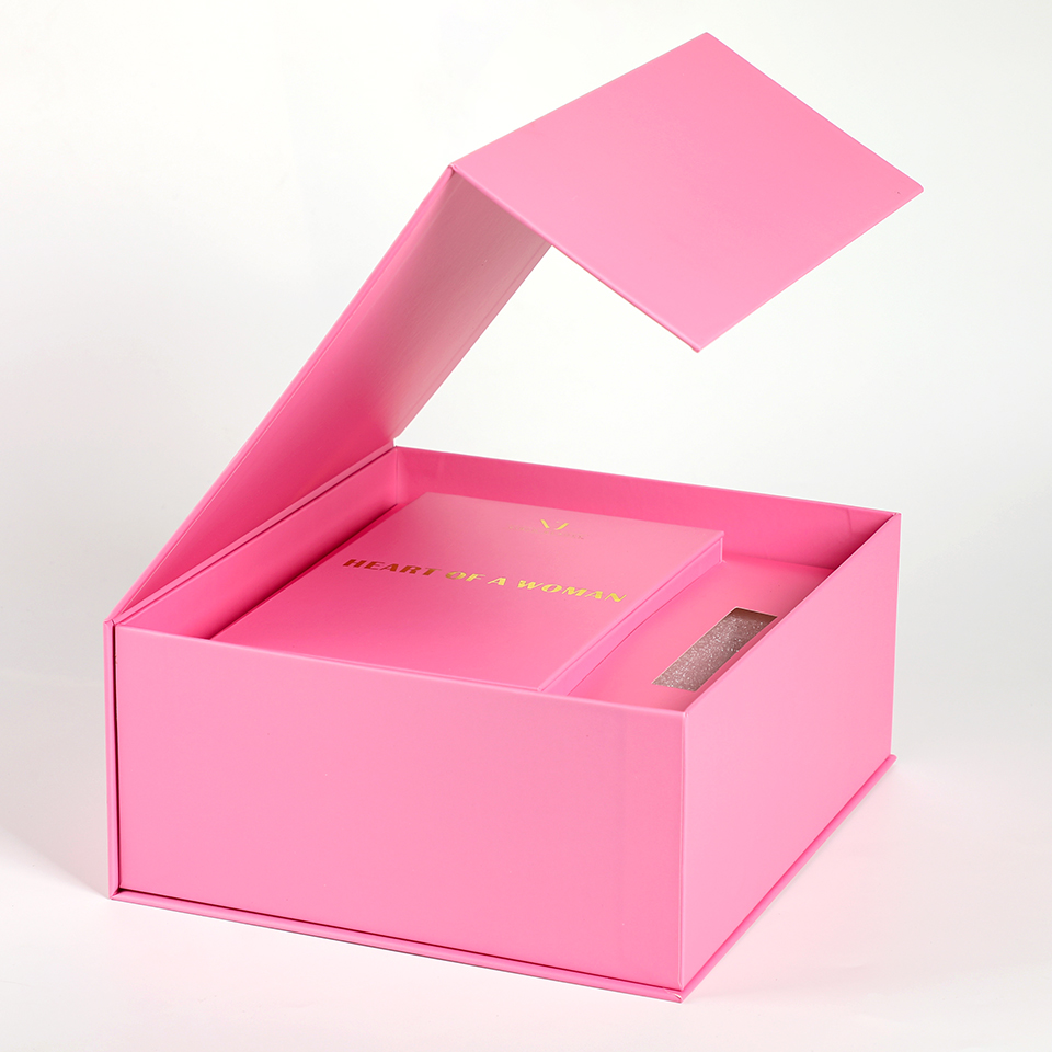 Custom Luxury Pink With Paper  - đánh giá và giá Luxury Skincare Gift Box