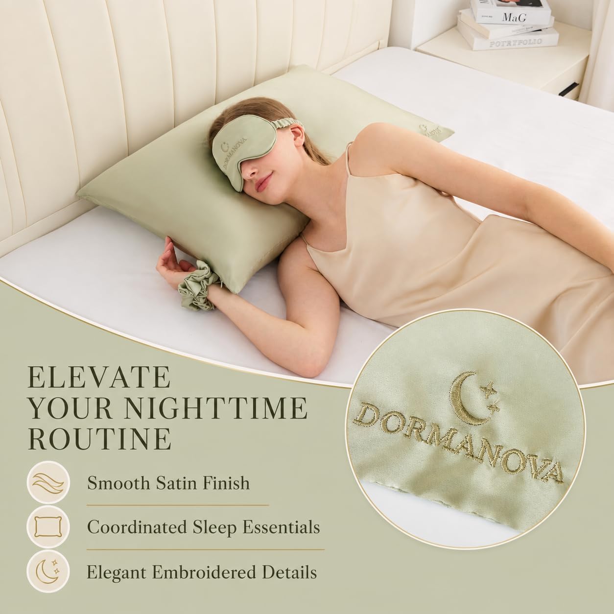 Luxury Satin Sleep Set – Satin - đánh giá và giá Luxury Skincare Gift Box