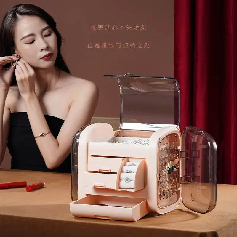 Luxury LED Cosmetic Case with  - đánh giá và giá Luxury Skincare Organizer