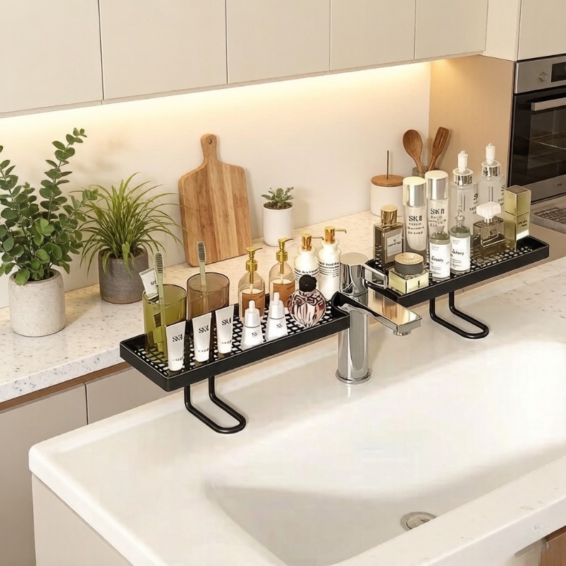 Luxury Simple Sink Storage Rac - đánh giá và giá Luxury Skincare Organizer